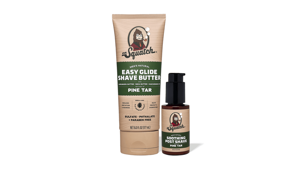 Pine Tar Smooth Shave Bundle - Smell Better Every Day