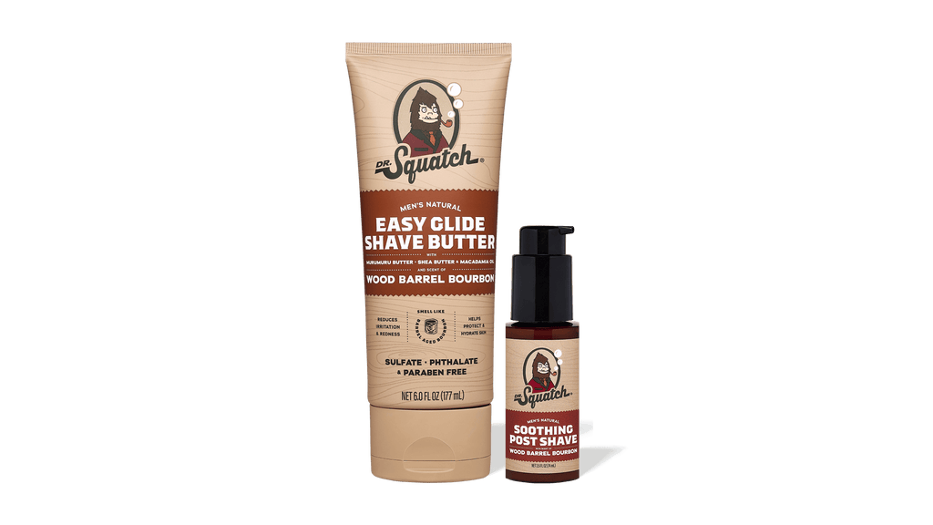 Wood Barrel Bourbon Smooth Shave Bundle - Make Every Shower Better