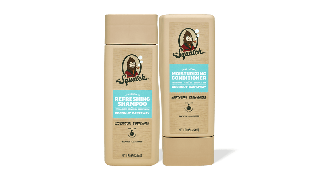 Coconut Castaway Hair Care Kit - Smell Clean and Stay Sharp
