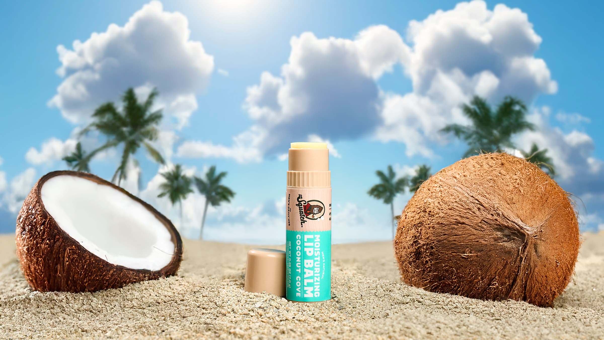 Coconut Cove Lip Balm - Fresh Soap for Men
