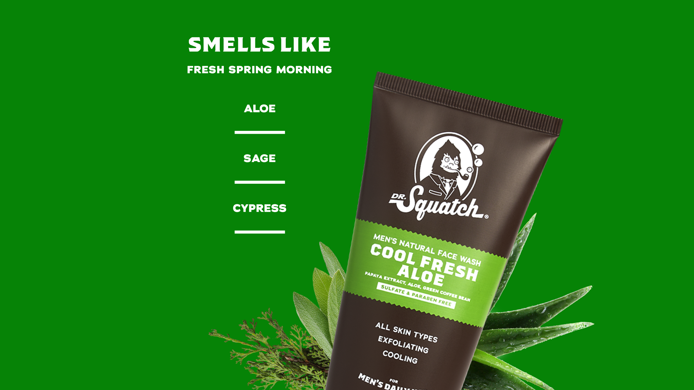 Cool Fresh Aloe Face Wash - Good Smells Start Here
