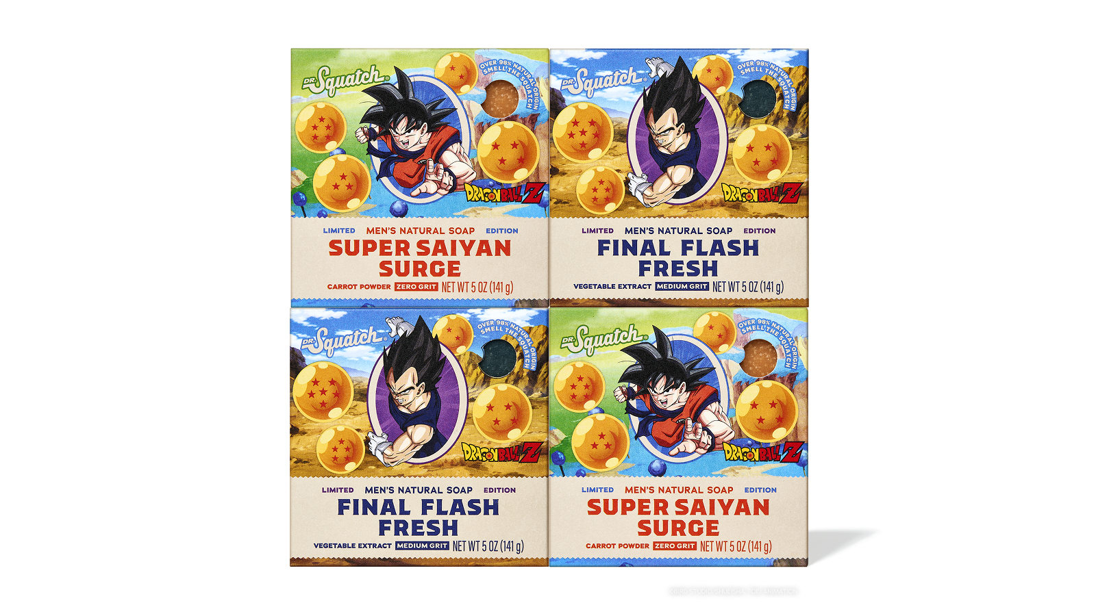 Dragon Ball Z 4-Pack - Bold Freshness Starts Here