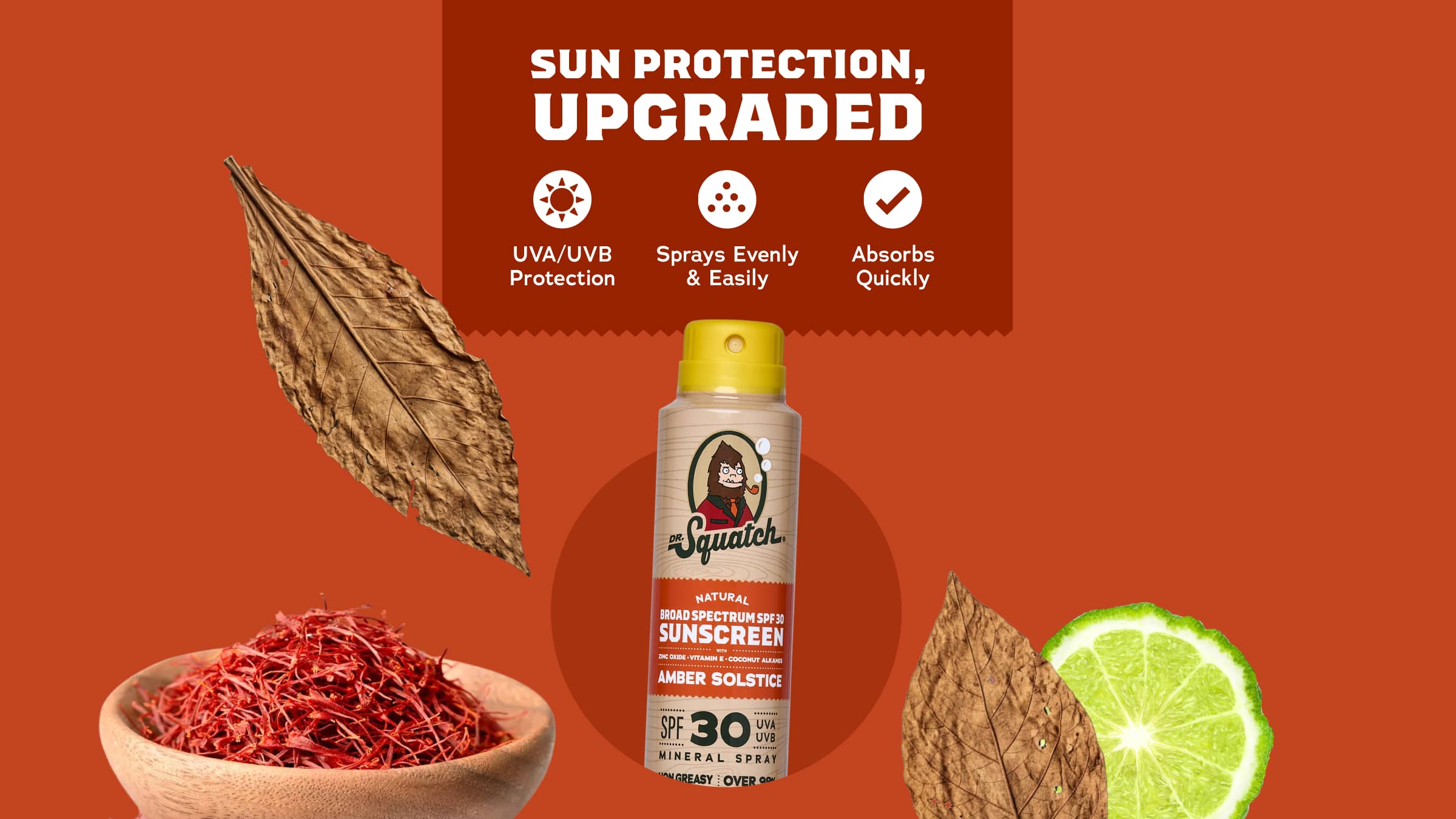 Amber Solstice Spray Sunscreen - Fresh Scent Every Shower