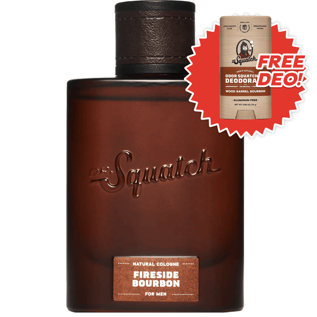 Fireside Bourbon Cologne with Free Deo! - Bring Better to Your Shower