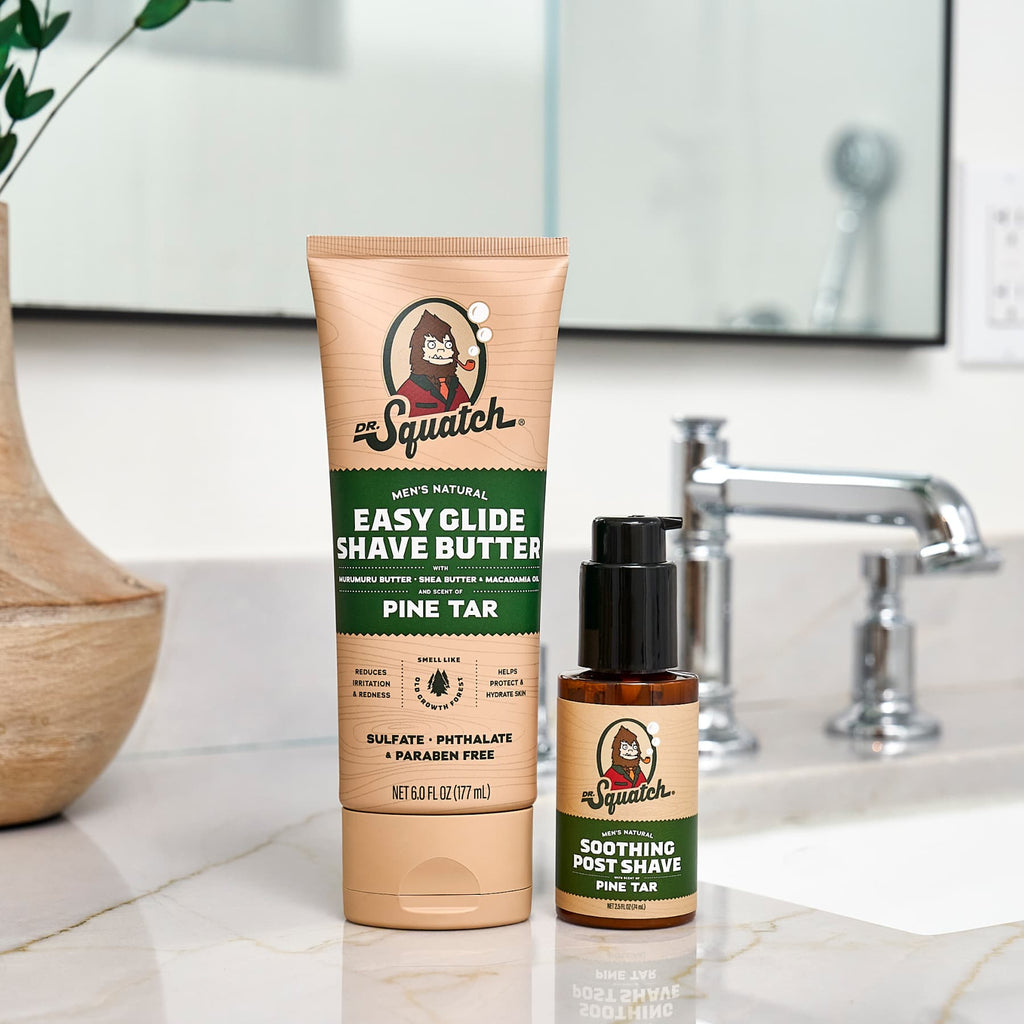 Pine Tar Smooth Shave Bundle - Smell Better Every Day