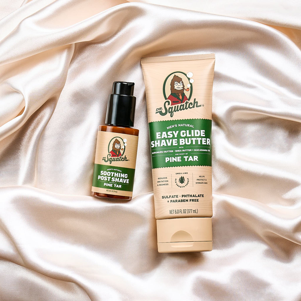 Pine Tar Smooth Shave Bundle - Smell Better Every Day