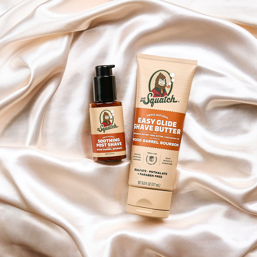 Wood Barrel Bourbon Smooth Shave Bundle - Make Every Shower Better