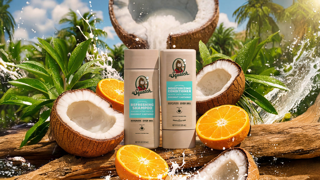 Coconut Castaway Hair Care Kit - Smell Clean and Stay Sharp