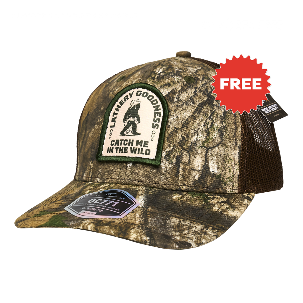 6 Pack Bar Soap + FREE Realtree Hat - Freshen Your Shower Game