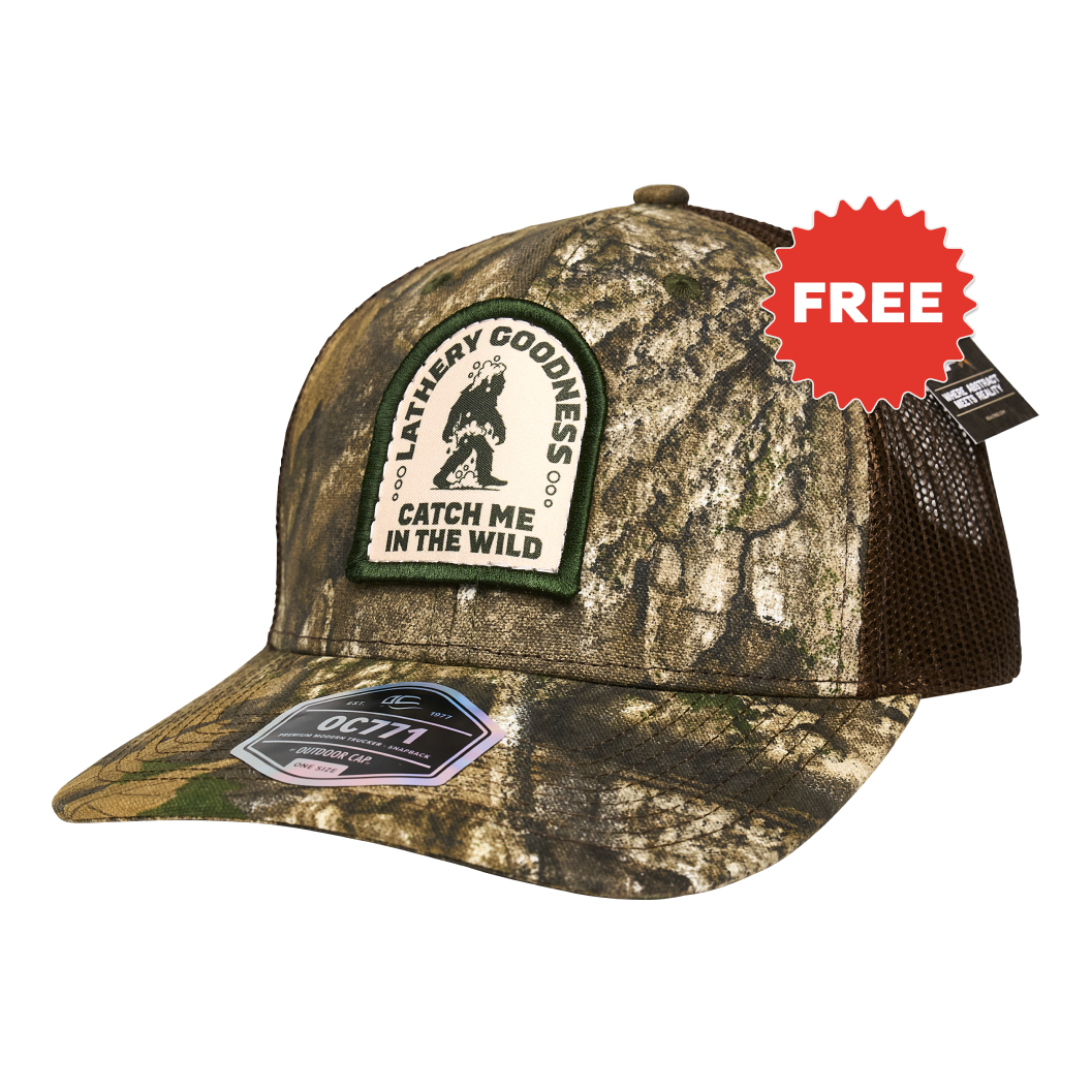 6 Pack Bar Soap + FREE Realtree Hat - Freshen Your Shower Game