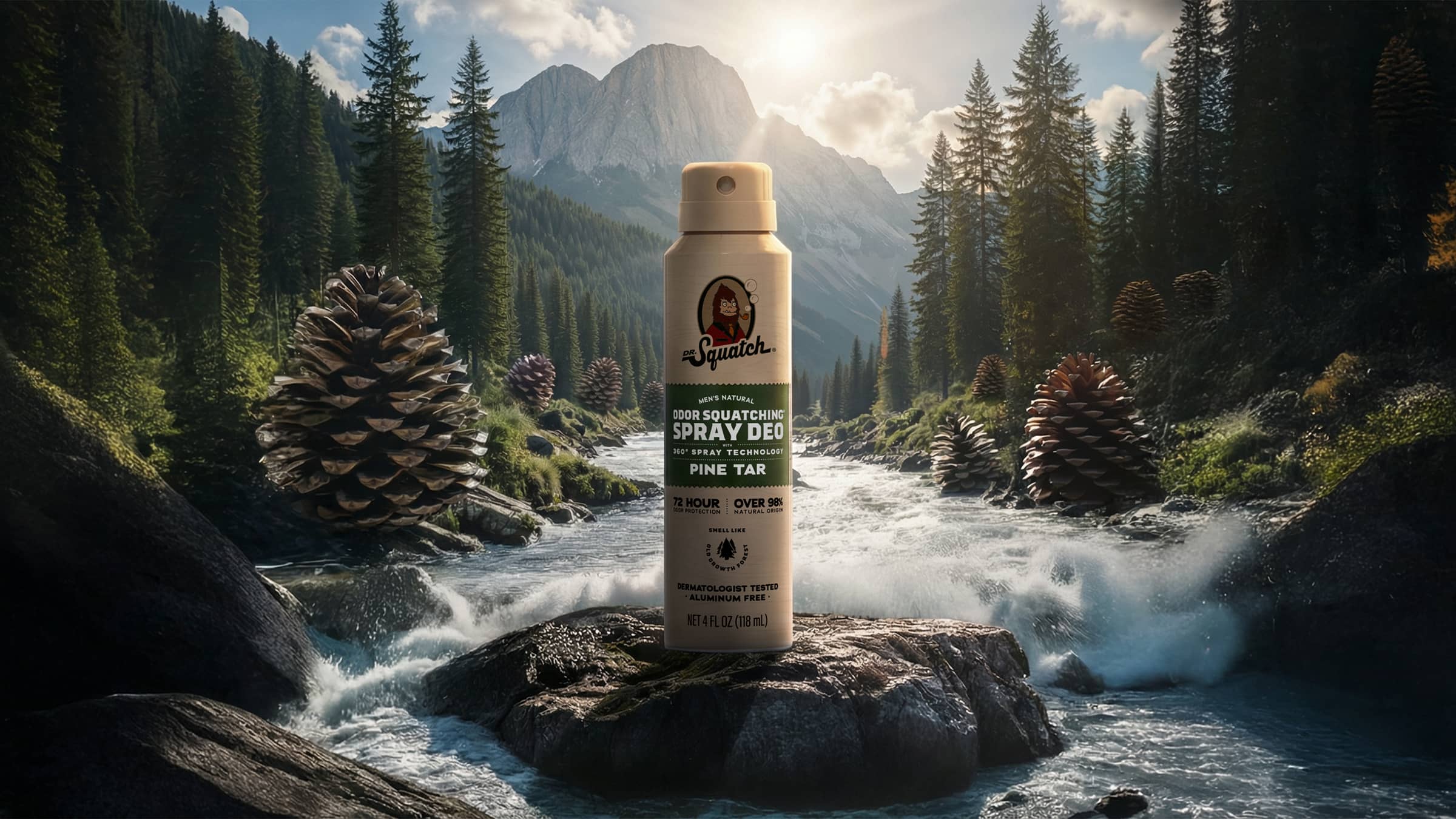 Pine Tar Spray Deodorant - Make Every Shower Better