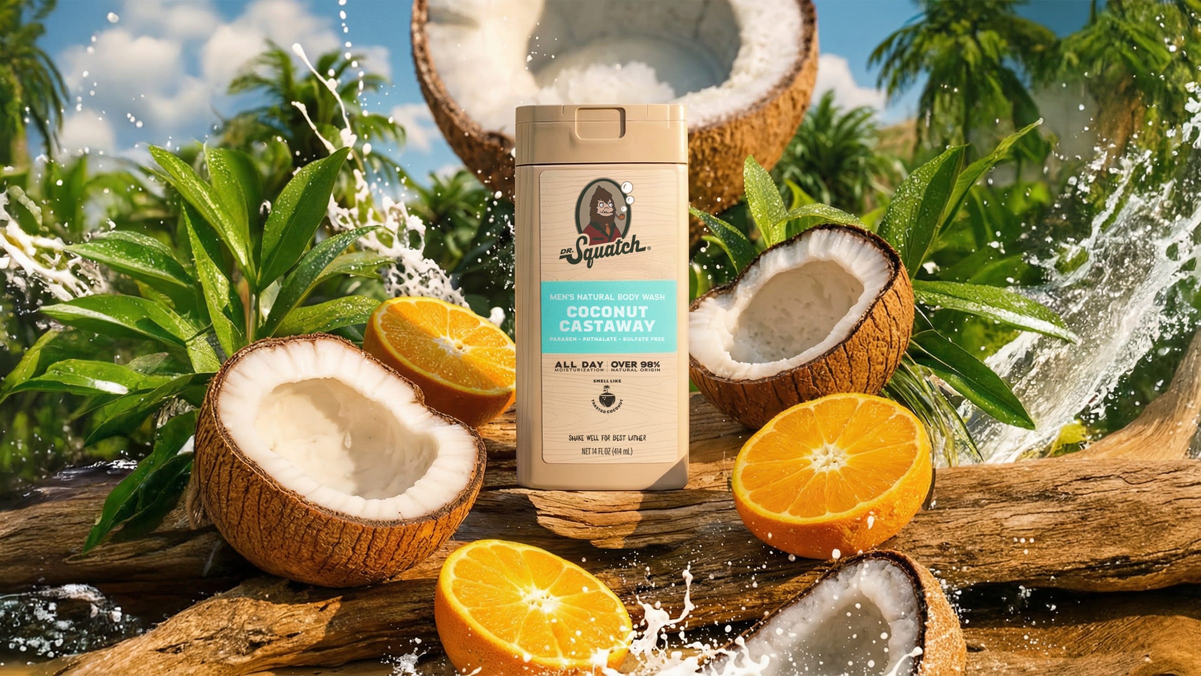 14 oz Coconut Castaway Body Wash - Your New Shower Staple