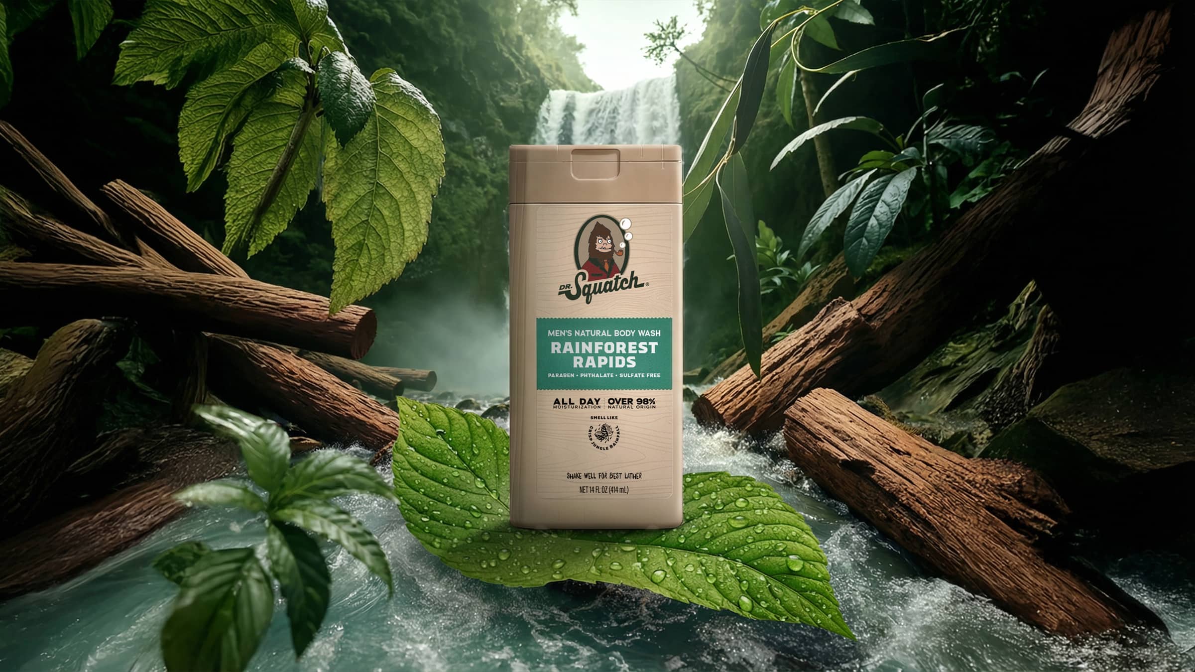 14 oz Rainforest Rapids Body Wash - Bring Clean Energy Back