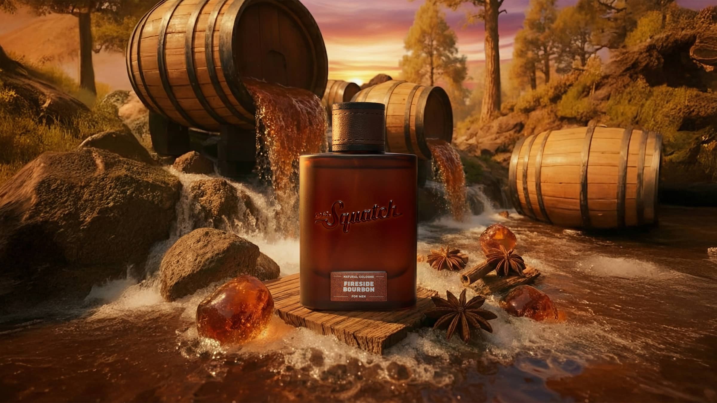 Fireside Bourbon Cologne - Every Bar Brings Fresh
