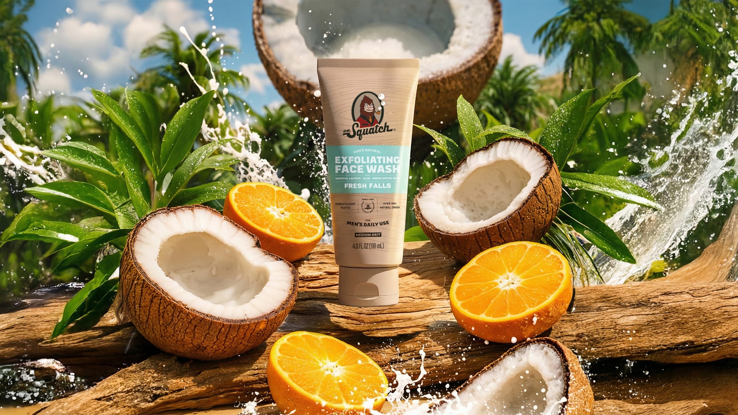 Coconut Castaway Refreshing Face Wash - Clean Made for Real Life
