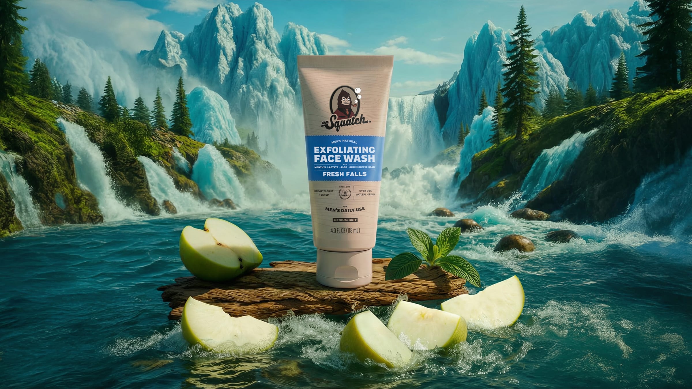 Fresh Falls Exfoliating Face Wash - Fresh Without the Fuss