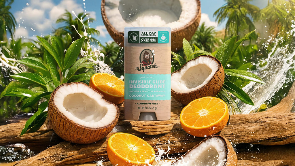 Coconut Castaway Invisible Glide Deodorant - Make Clean Feel Rugged