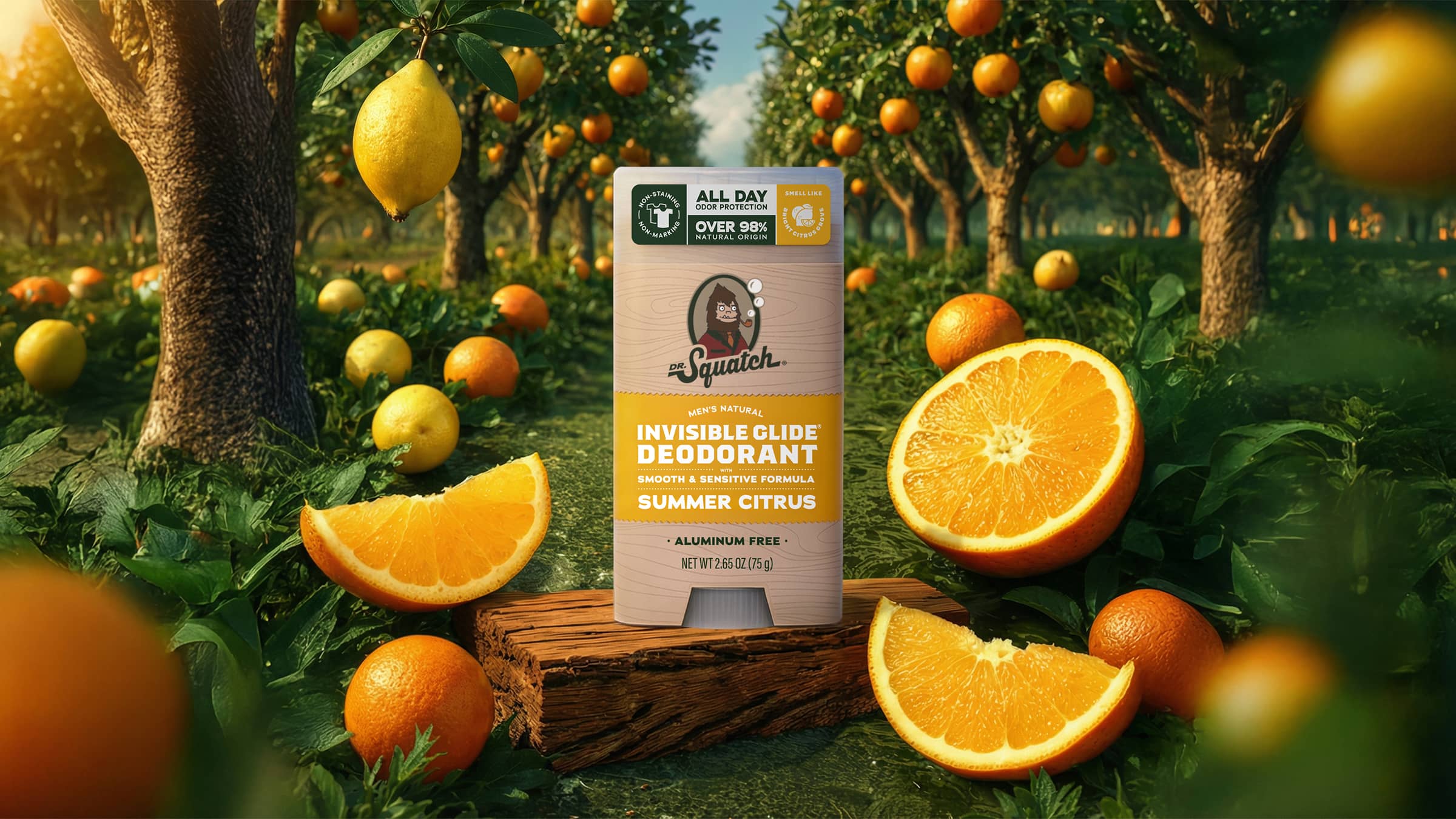 Summer Citrus Invisible Glide Deodorant - Make Your Routine Work