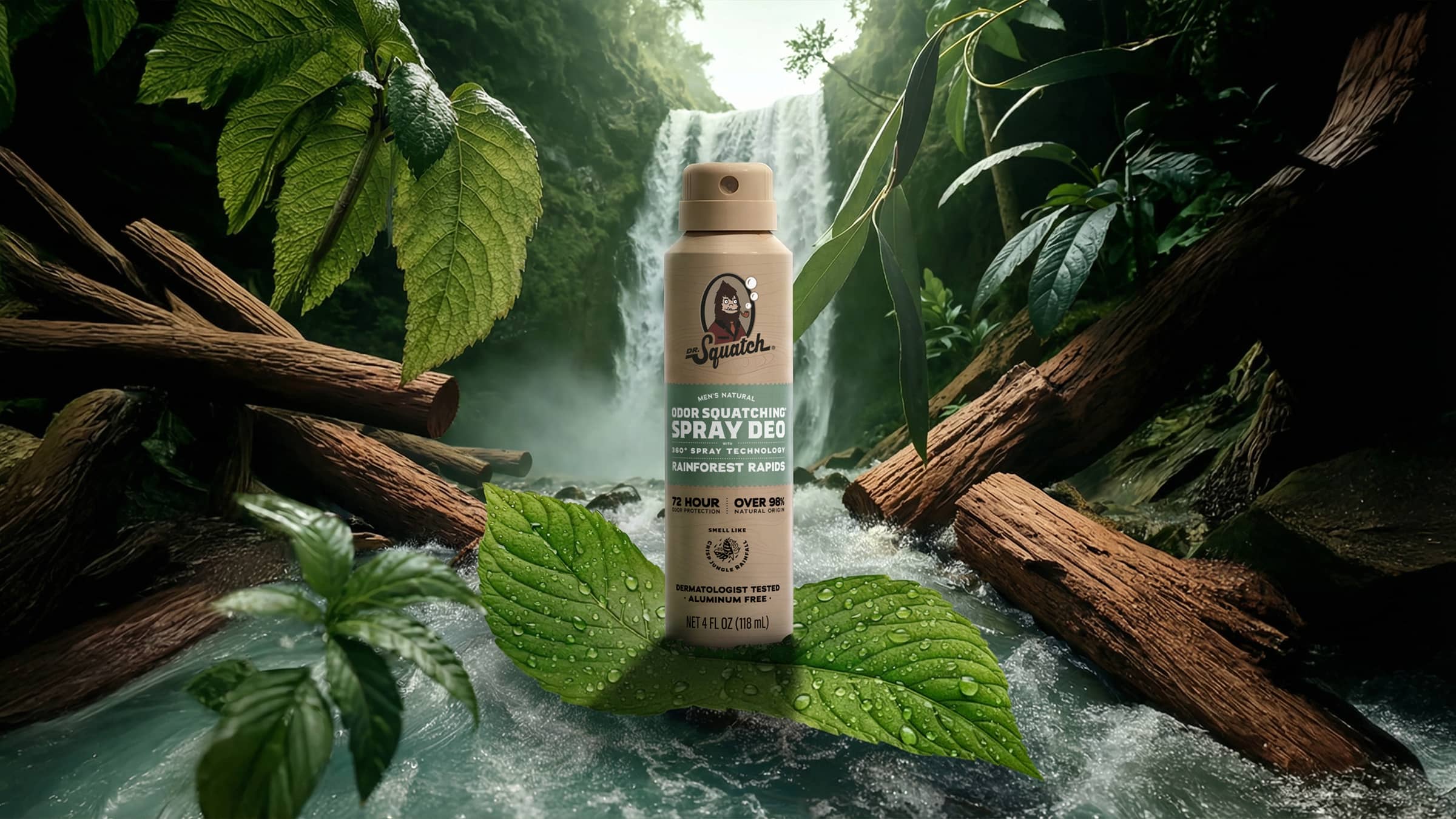 Rainforest Rapids Spray Deodorant - Soap Worth Showing Off