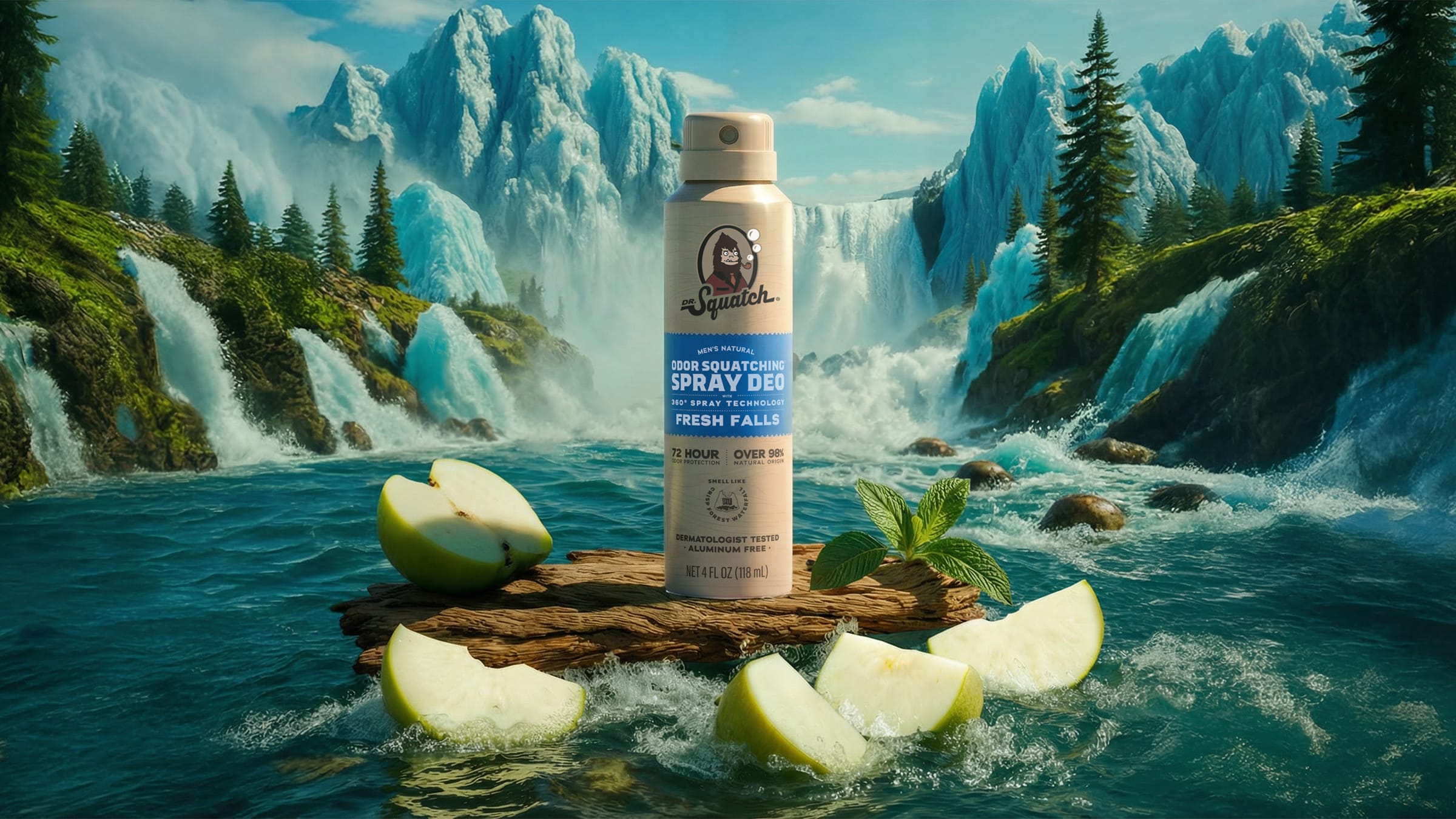 Fresh Falls Spray Deodorant - Start Your Freshest Shower