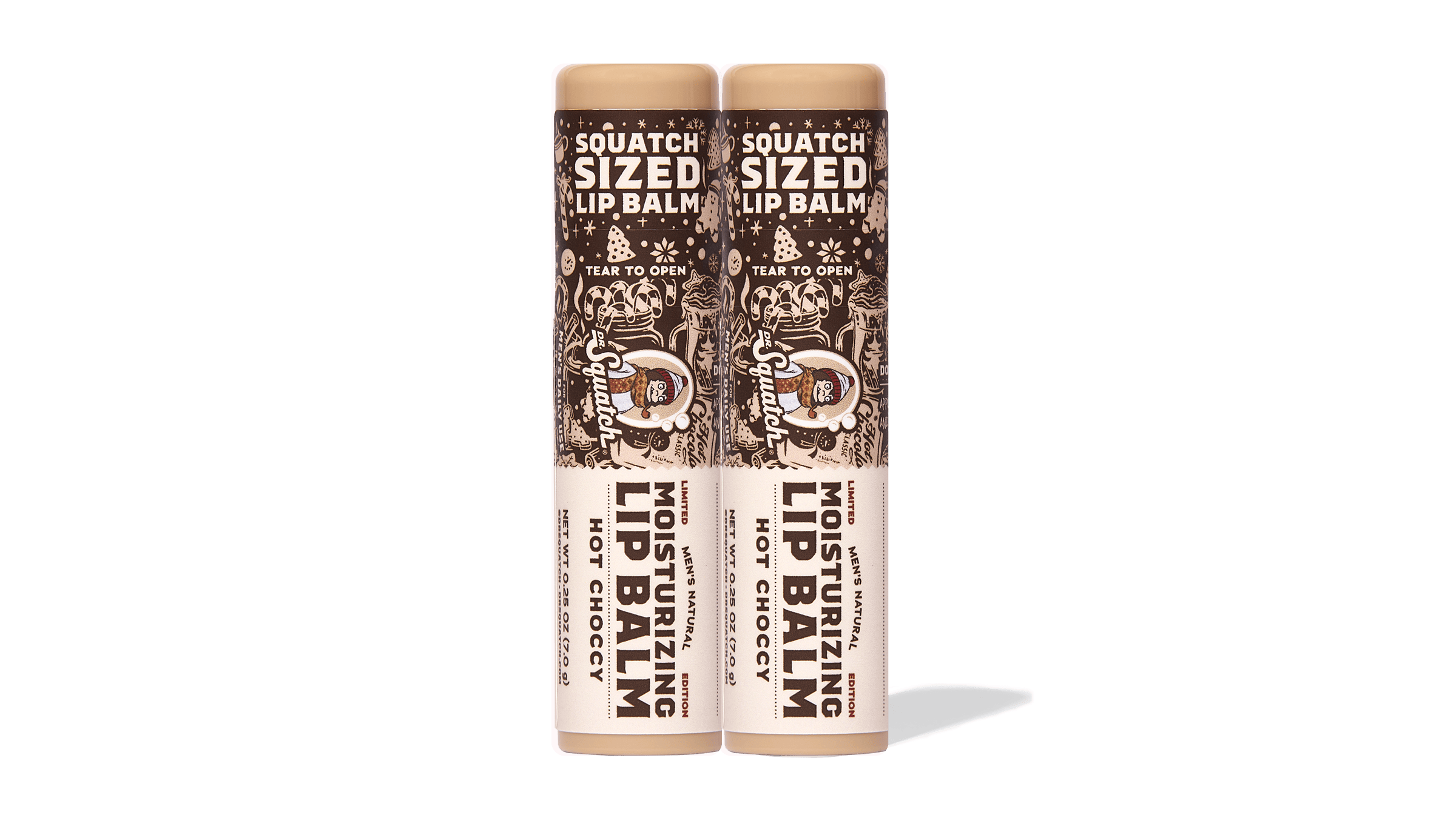 Hot Choccy Lip Balm 2-Pack - Make Your Shower Work Harder