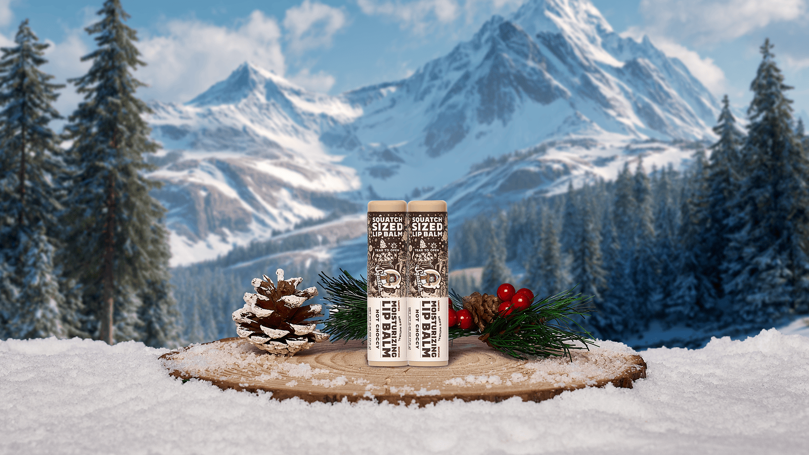 Hot Choccy Lip Balm 2-Pack - Make Your Shower Work Harder