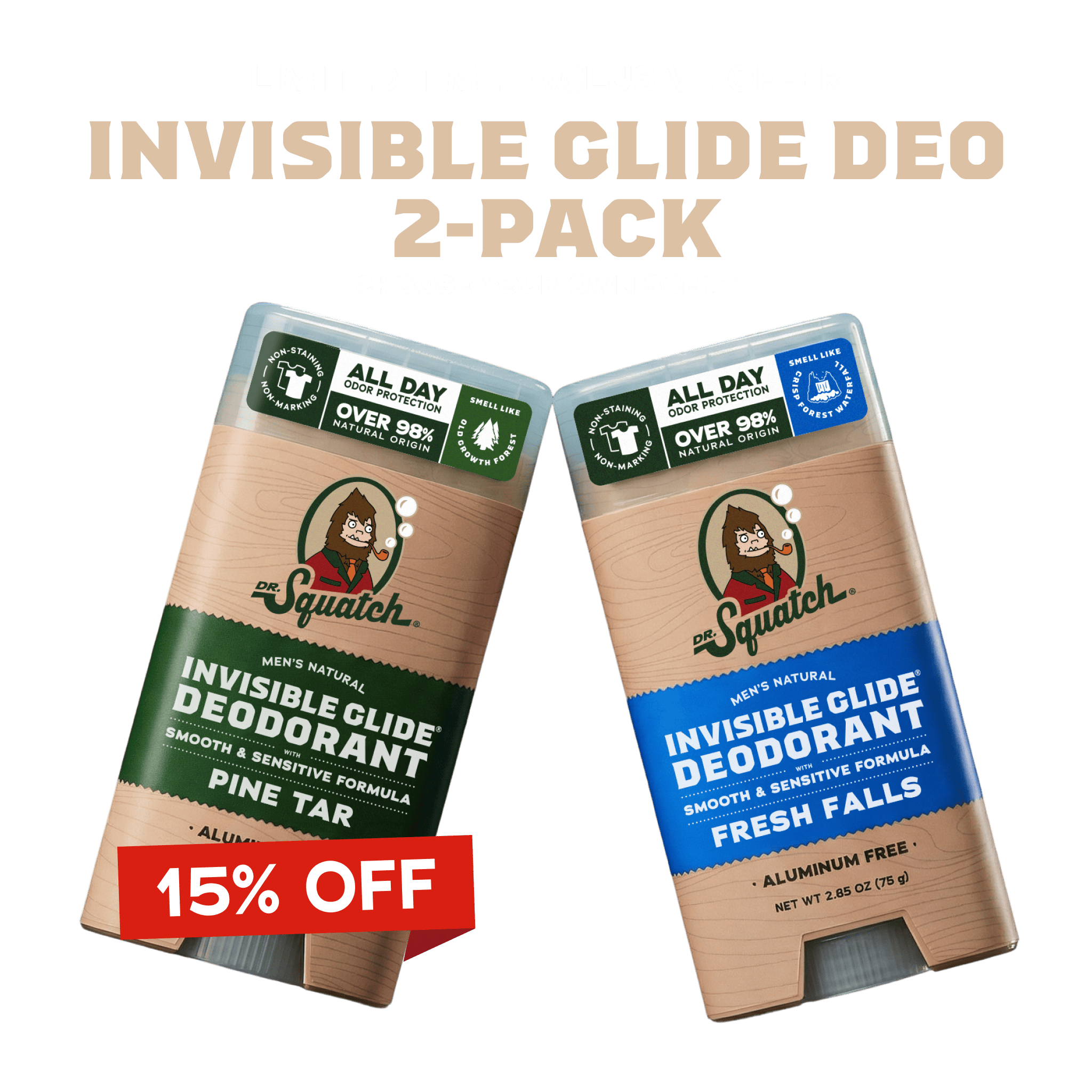 Exclusive: Invisible Glide Deodorant 2-Pack Offer - Make Mornings Smell Better