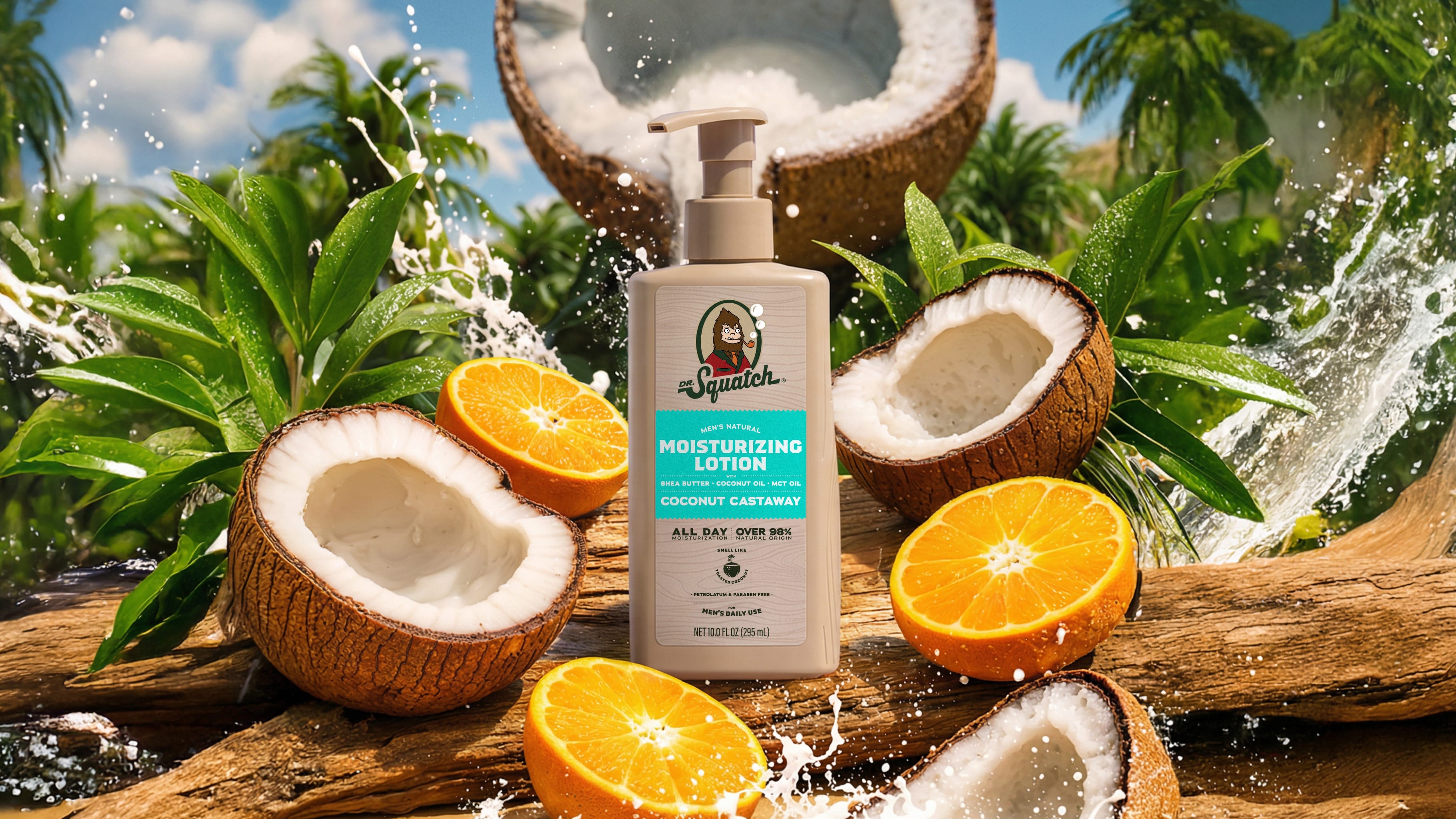 Coconut Castaway Lotion - Smell Great After Every Wash