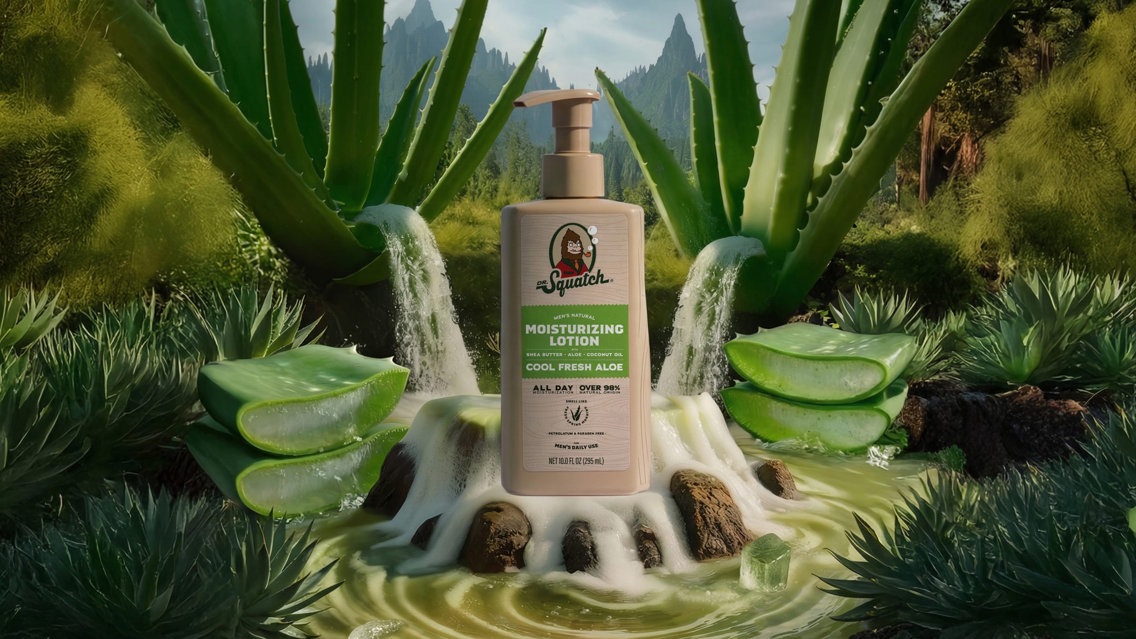 Cool Fresh Aloe Lotion - Clean Scent With Strong Vibes