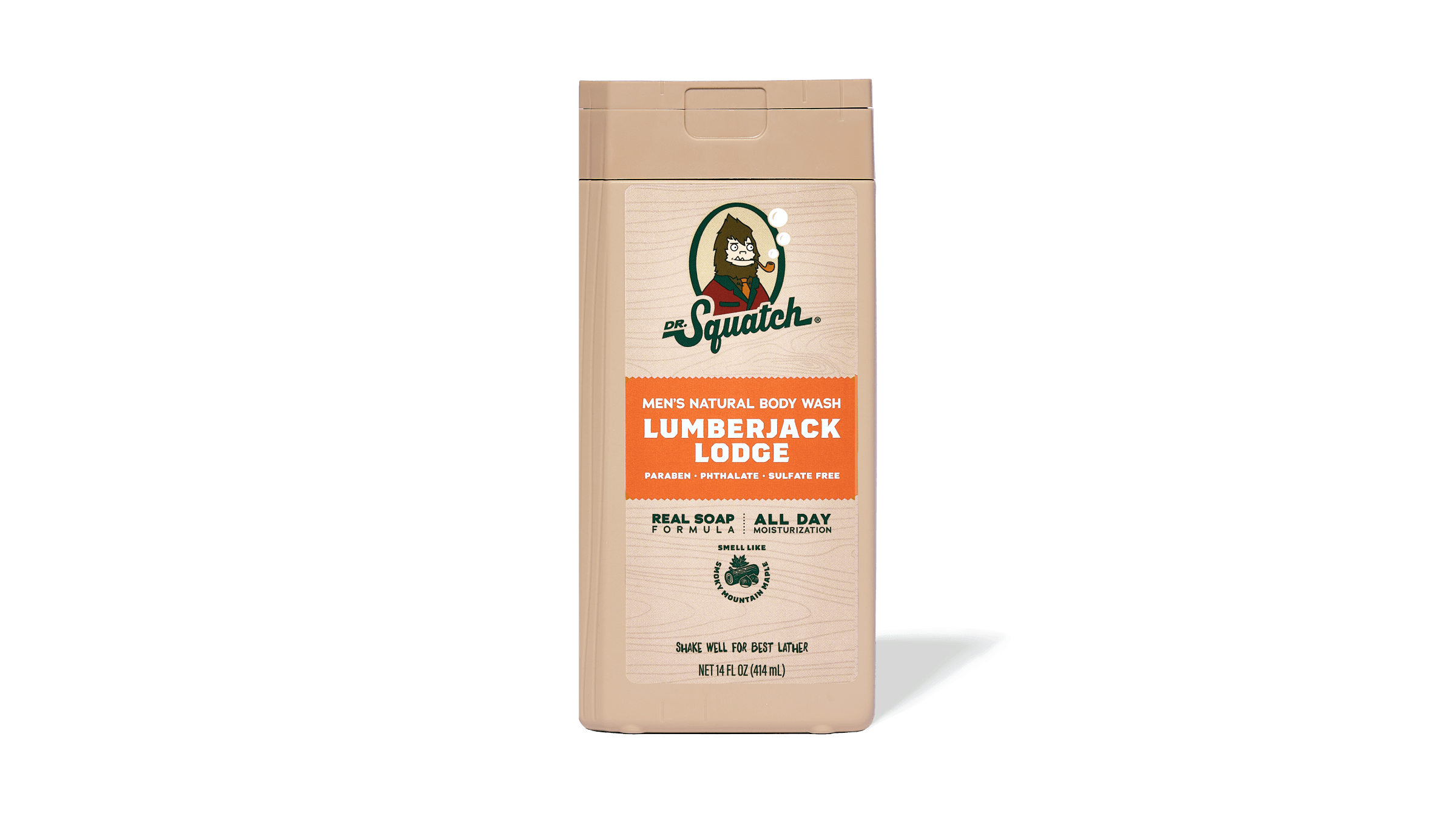 14 oz Lumberjack Lodge Body Wash - Feel Clean and Smell Clean