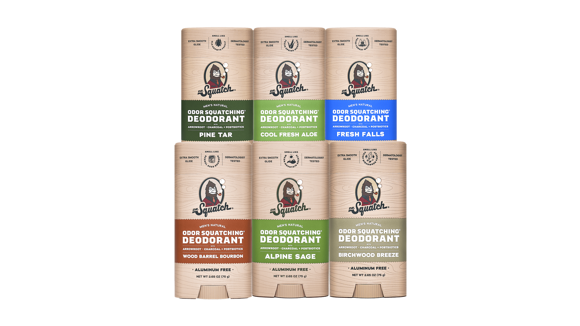 Deodorant 6-Pack - Take Your Shower Higher