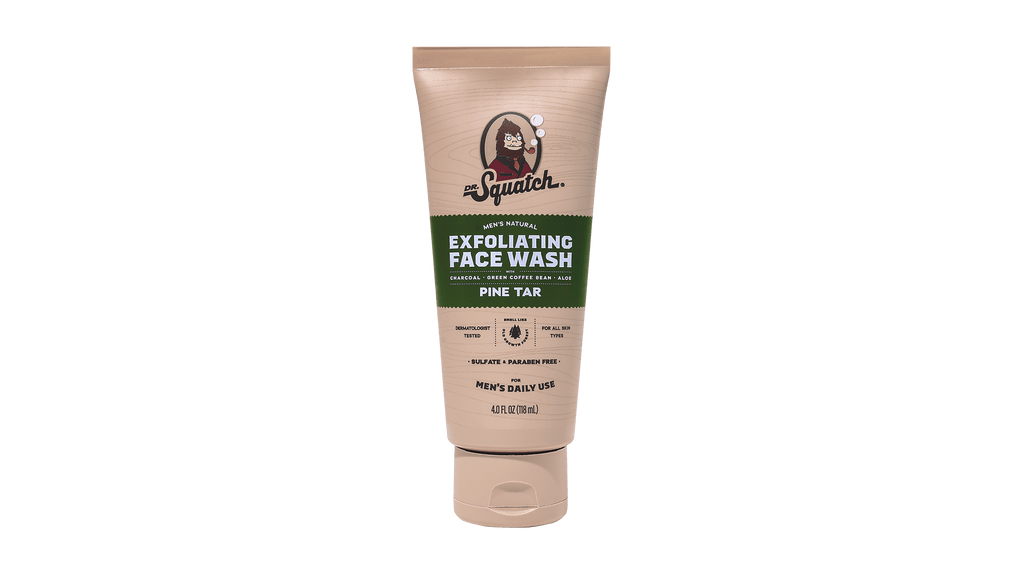 Pine Tar Exfoliating Face Wash - Freshen Up Your Day
