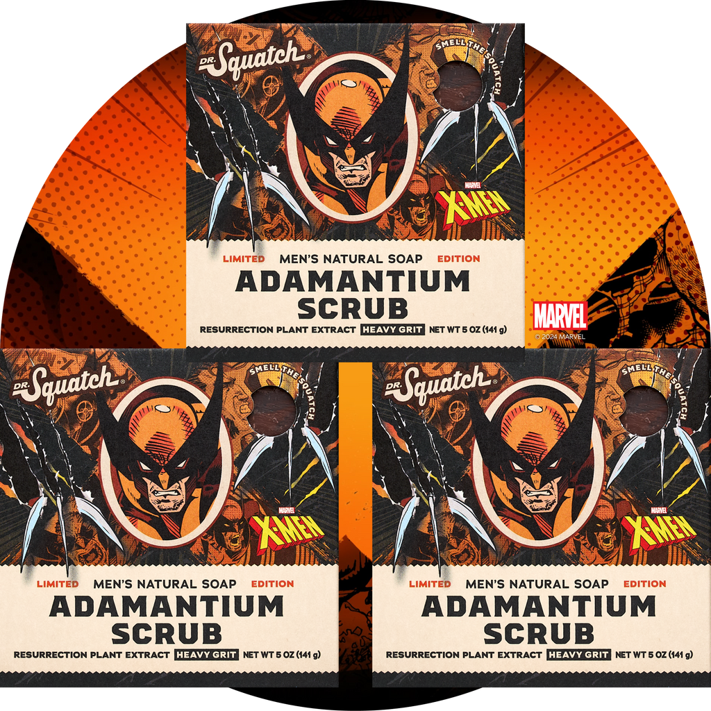 Adamantium Scrub 3-Pack - Smell Clean All Day