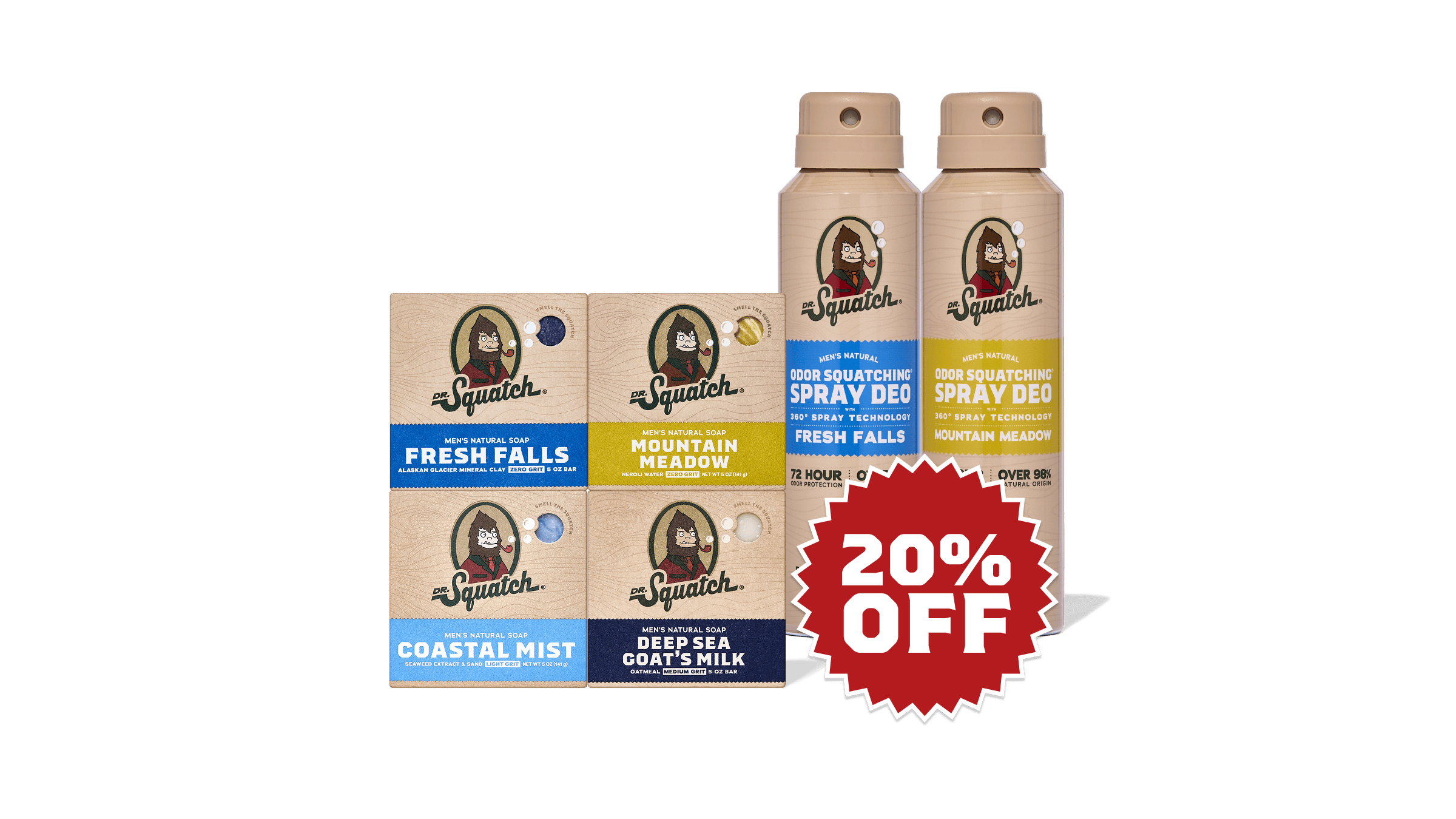 360° Spray Set - Wash Clean and Smell Fresh