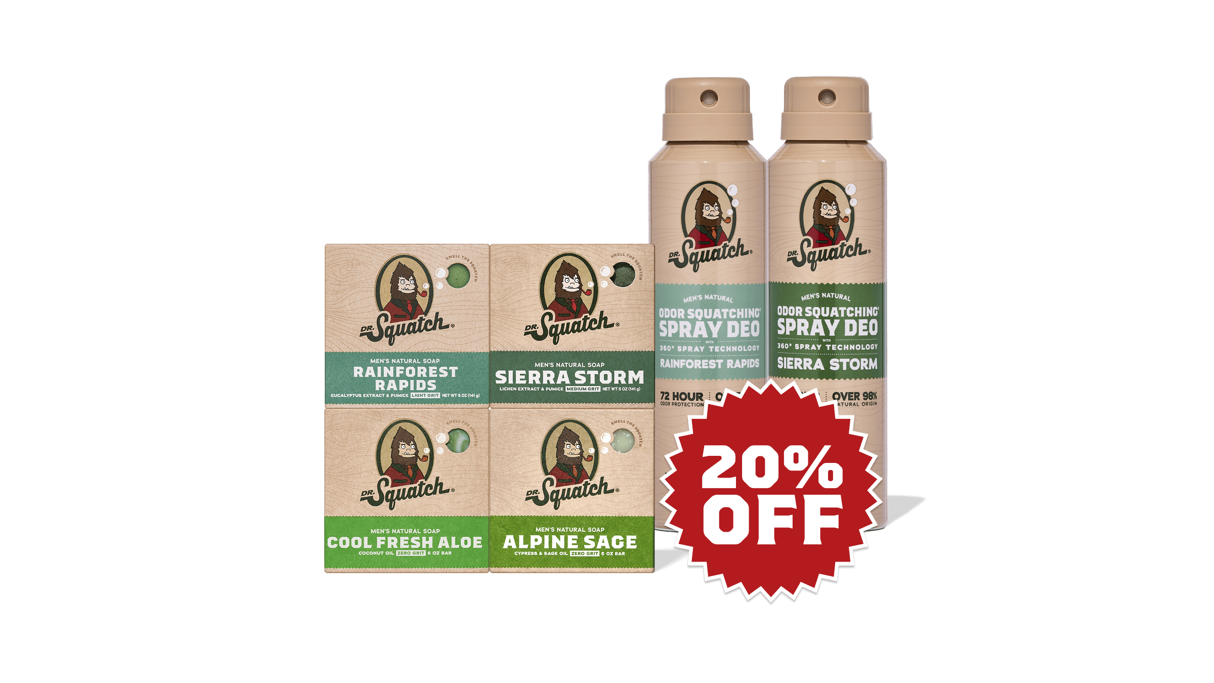360° Spray Set - Wash Clean and Smell Fresh