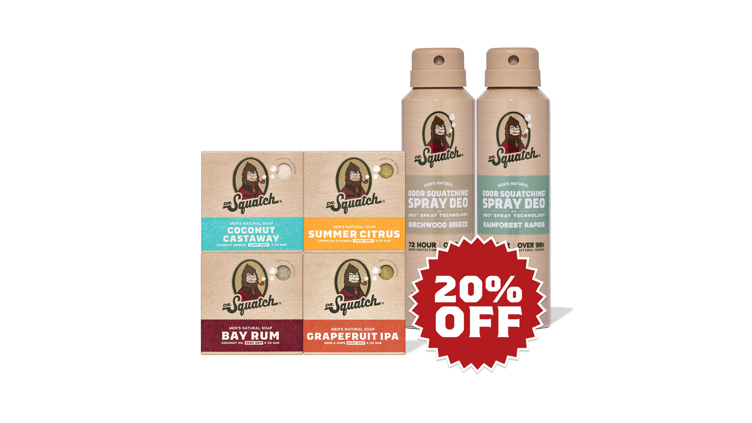 360° Spray Set - Wash Clean and Smell Fresh