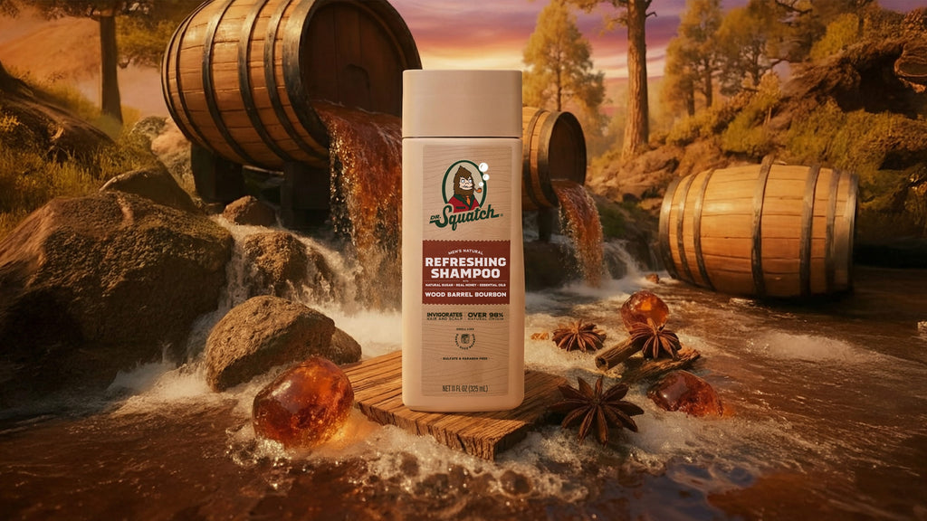 Wood Barrel Bourbon Shampoo - Wake Up and Wash Better