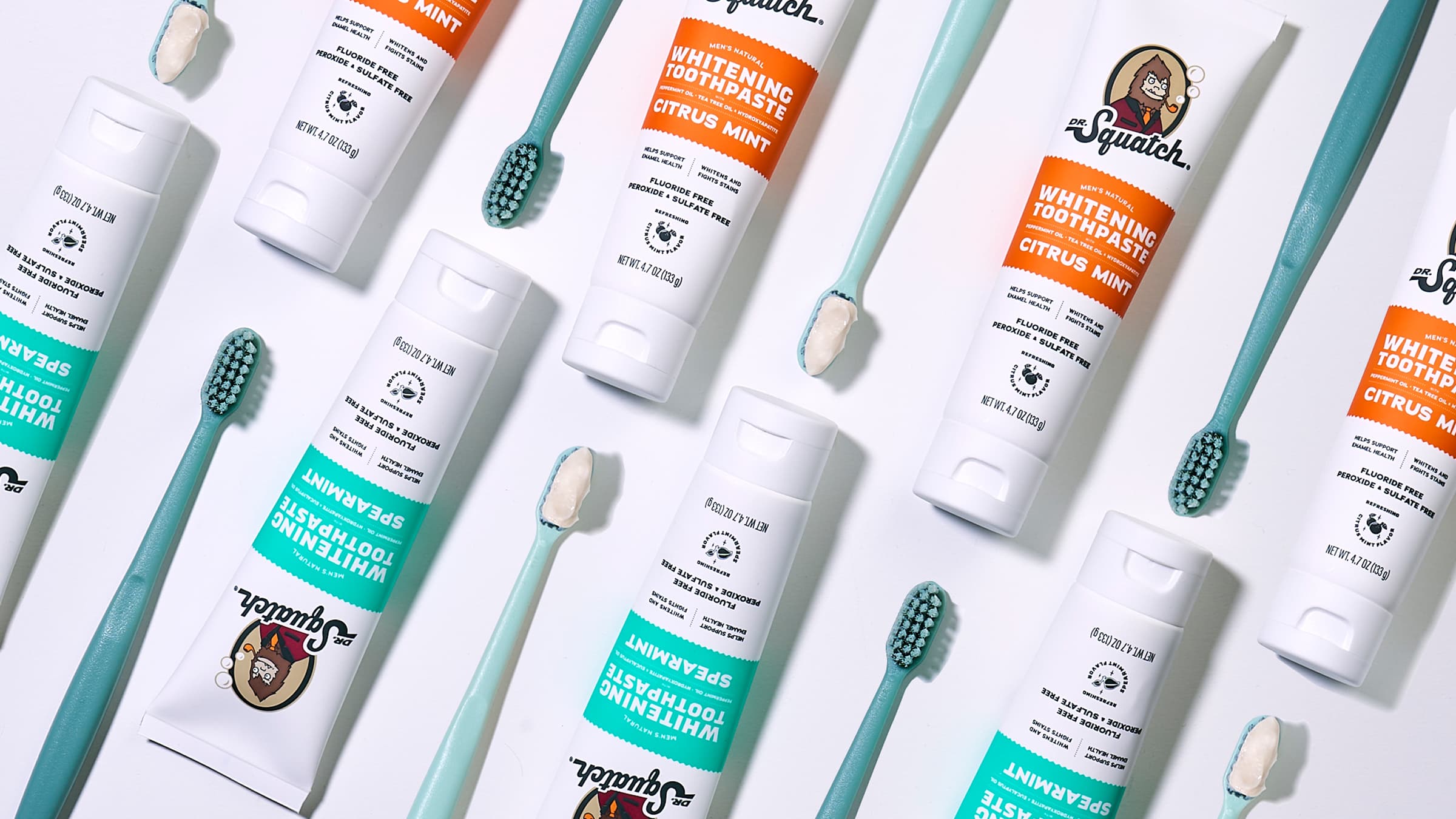 Spearmint Whitening Toothpaste - Get Rugged Freshness Daily