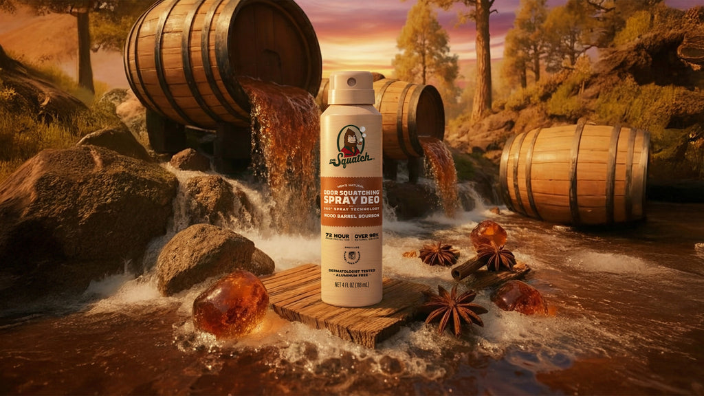 Wood Barrel Bourbon Spray Deodorant - Better Scents Better Showers