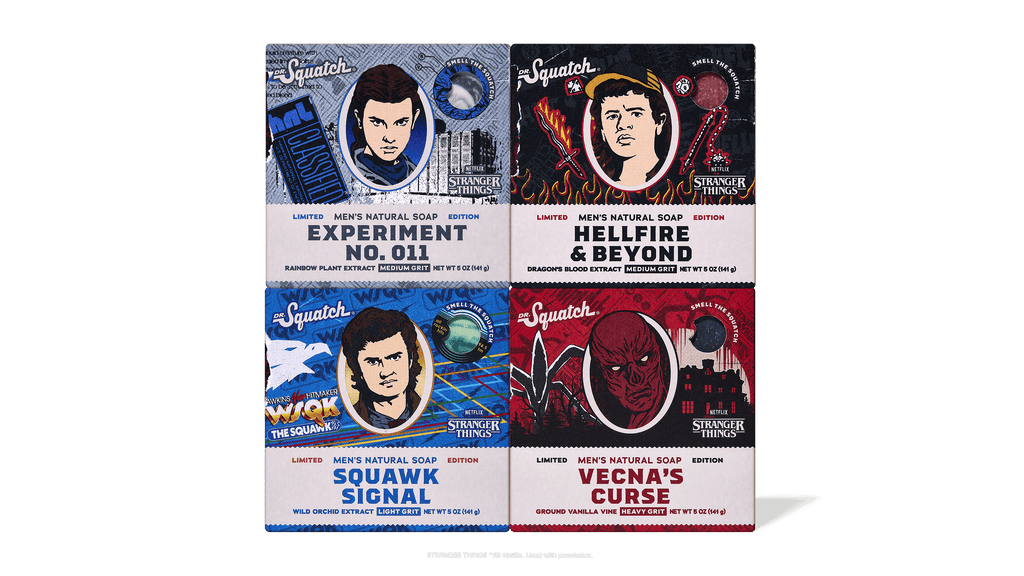 Stranger Things 4-Pack - Better Bars for Men