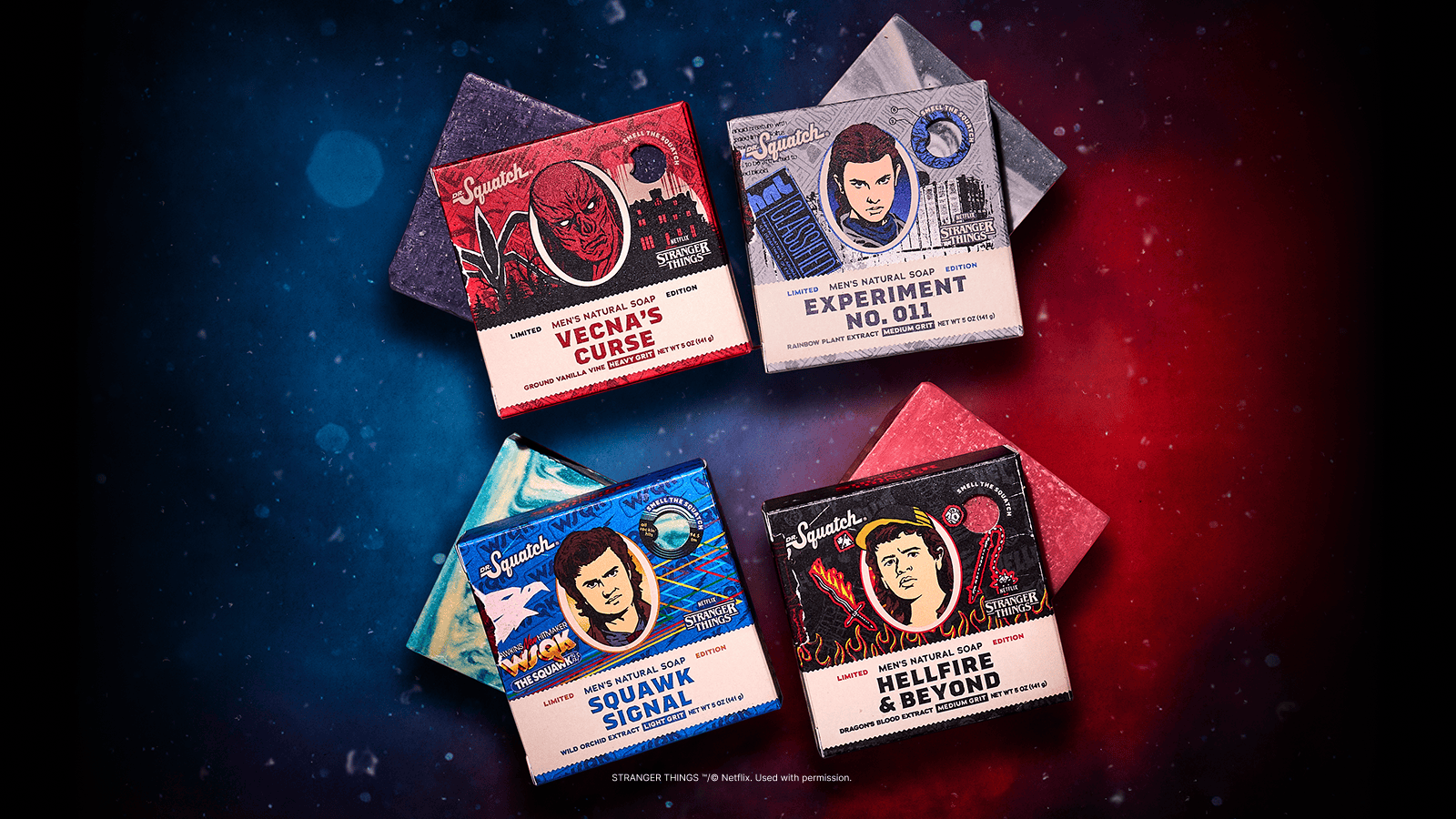 Stranger Things 4-Pack - Better Bars for Men