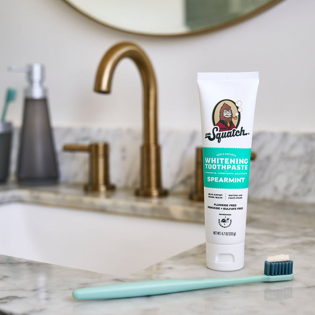 Spearmint Whitening Toothpaste - Get Rugged Freshness Daily