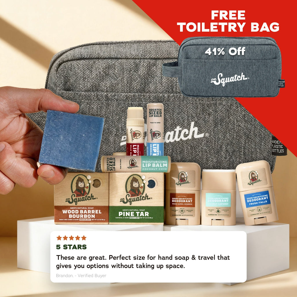 Carry On Trio - FREE Toiletry Bag - Men's Soap That Delivers
