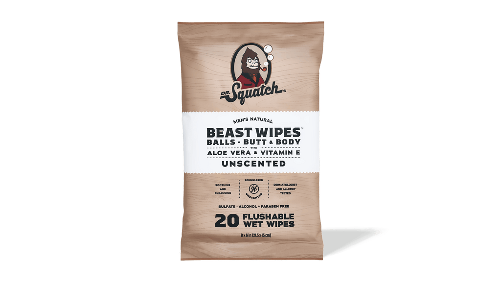 FREE Unscented Wipes - Make Clean Feel Rugged