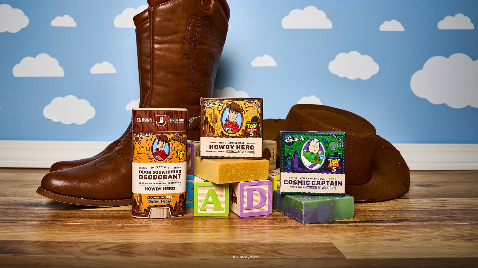 Woody & Buzz Lightyear 3-Pack - Give Your Shower Swagger