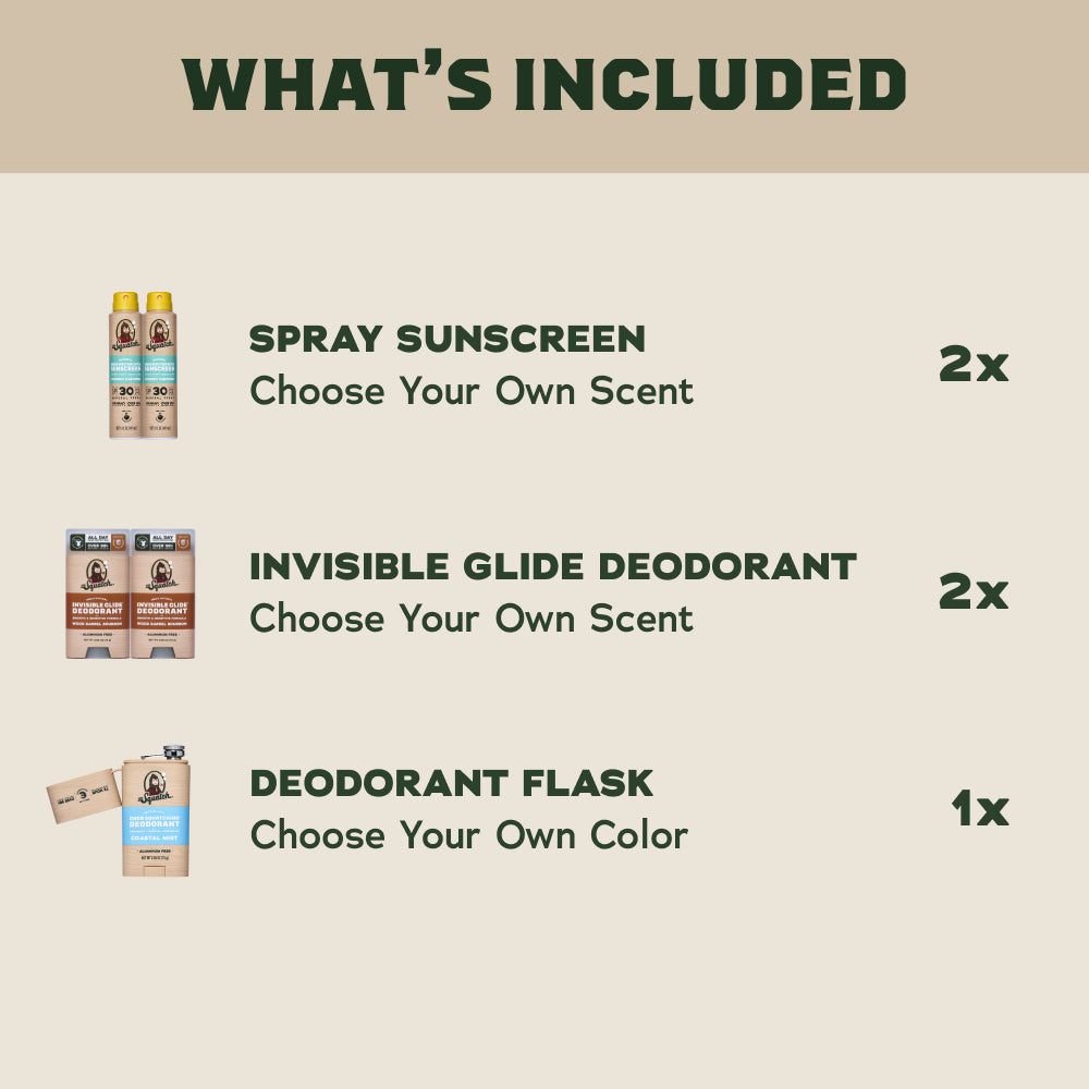 Festival Set + FREE Deo Flask - Feel Good After Every Rinse