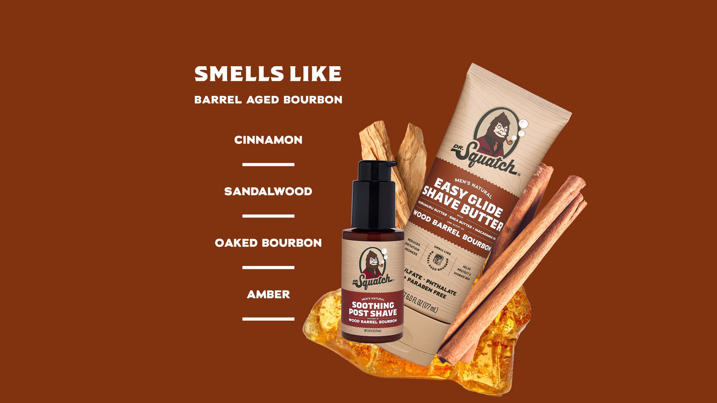 Wood Barrel Bourbon Glide Guy Bundle - Smell Like Fresh Air