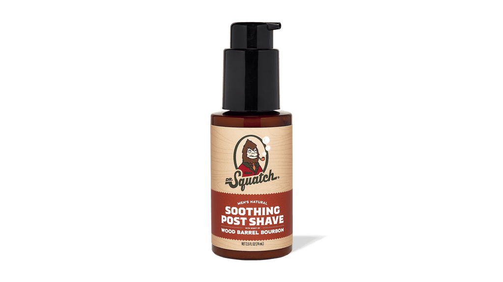 Soothing Post Shave Wood Barrel Bourbon - Grab a Bar Worth Using