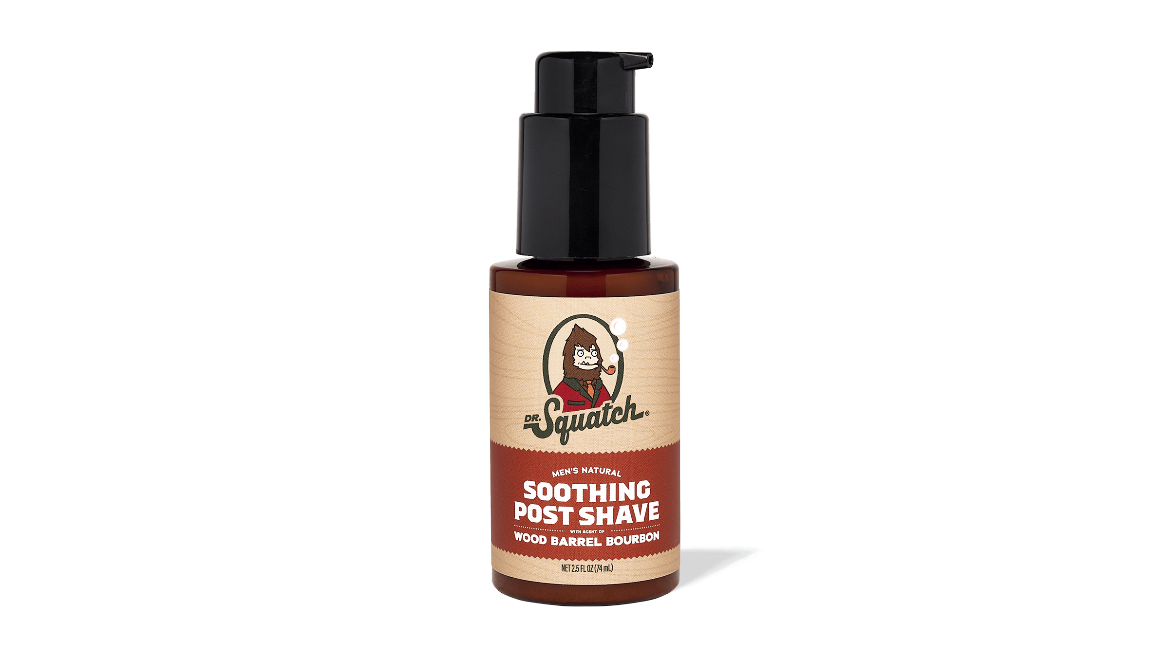 Soothing Post Shave Wood Barrel Bourbon - Grab a Bar Worth Using