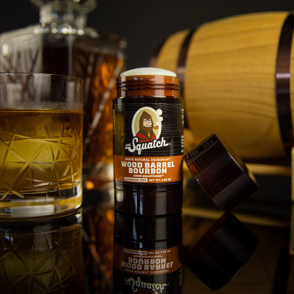 Essentials: Wood Barrel Bourbon Deodorant - Freshness Built for Men